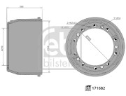 171682 Brzdový bubon FEBI BILSTEIN