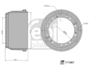 171687 Brzdový bubon FEBI BILSTEIN