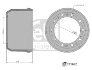 171692 Brzdový bubon FEBI BILSTEIN