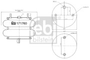 171760 Mech pneumatického prużenia FEBI BILSTEIN