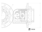 179250 Náboj kolesa FEBI BILSTEIN