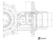 181011 Náboj kolesa FEBI BILSTEIN