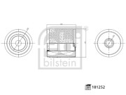 181252 Vzduchový filter FEBI BILSTEIN