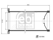 181994 Vzduchový filter FEBI BILSTEIN