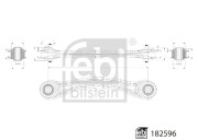 182596 Rameno zavesenia kolies FEBI BILSTEIN