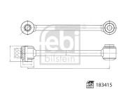 183415 Tyč/Vzpera stabilizátora FEBI BILSTEIN