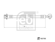 183700 Brzdová hadica FEBI BILSTEIN