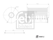 184812 Olejový filter FEBI BILSTEIN