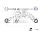 184890 Rameno zavesenia kolies FEBI BILSTEIN