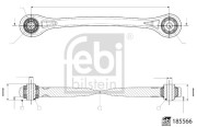 185566 Rameno zavesenia kolies FEBI BILSTEIN