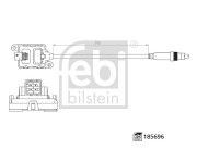 185696 NOx-Sensor, vstrekovanie močoviny FEBI BILSTEIN