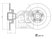 185719 Brzdový kotúč FEBI BILSTEIN