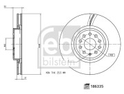 186335 Brzdový kotúč FEBI BILSTEIN