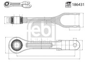 186431 Tyč/Vzpera stabilizátora FEBI BILSTEIN