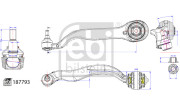 187793 Rameno zavesenia kolies FEBI BILSTEIN