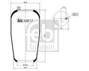 32817 Mech pneumatického prużenia FEBI BILSTEIN