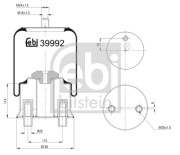 39992 Mech pneumatického prużenia FEBI BILSTEIN