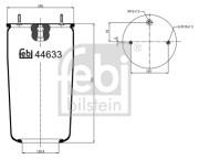 44633 Mech pneumatického prużenia FEBI BILSTEIN