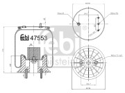 47553 Mech pneumatického prużenia FEBI BILSTEIN