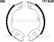 8100 27265 Sada brzd. čeľustí parkov. brzdy TRISCAN