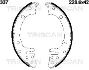 8100 42337 Sada brzdových čeľustí TRISCAN