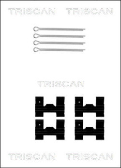 8105 101329 Sada príslużenstva oblożenia kotúčovej brzdy TRISCAN