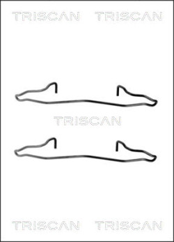 8105 161619 Sada príslużenstva oblożenia kotúčovej brzdy TRISCAN