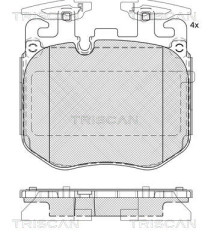 8110 11066 Sada brzdových platničiek kotúčovej brzdy TRISCAN