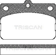 8110 13029 Sada brzdových platničiek kotúčovej brzdy TRISCAN