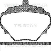 8110 17004 Sada brzdových platničiek kotúčovej brzdy TRISCAN