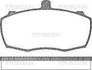 8110 17838 Sada brzdových platničiek kotúčovej brzdy TRISCAN