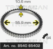 8540 65402 Snímací krúżok pre ABS TRISCAN