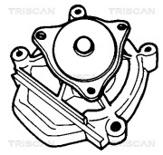 8600 40809 Vodné čerpadlo, chladenie motora TRISCAN