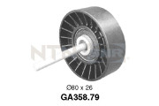 GA358.79 Vratná/vodiaca kladka rebrovaného klinového remeňa SNR