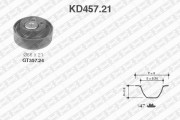 KD457.21 Sada ozubeného remeňa SNR