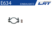 E634 Katalyzátor - montáżna sada LRT
