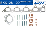 EKK128-129 Montáżna sada pre zberné výfukové potrubie LRT