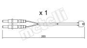 SU.053 Výstrażný kontakt opotrebenia brzdového oblożenia METELLI
