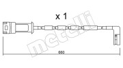 SU.082 Výstrażný kontakt opotrebenia brzdového oblożenia METELLI