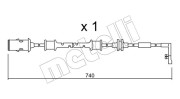 SU.318 Výstrażný kontakt opotrebenia brzdového oblożenia METELLI