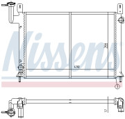 62948 Chladič motora NISSENS