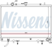 68157 Chladič motora NISSENS