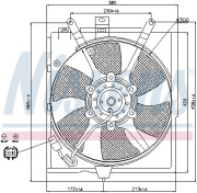 85299 Ventilátor chladenia motora NISSENS