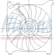 85411 Ventilátor chladenia motora NISSENS