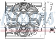 85629 Ventilátor chladenia motora NISSENS