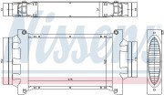 96677 Chladič plniaceho vzduchu NISSENS