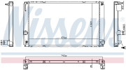606818 Chladič motora NISSENS