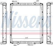 63846A Chladič motora NISSENS