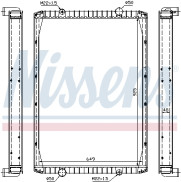 63847A Chladič motora NISSENS