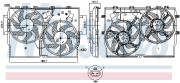 850001 Ventilátor chladenia motora NISSENS